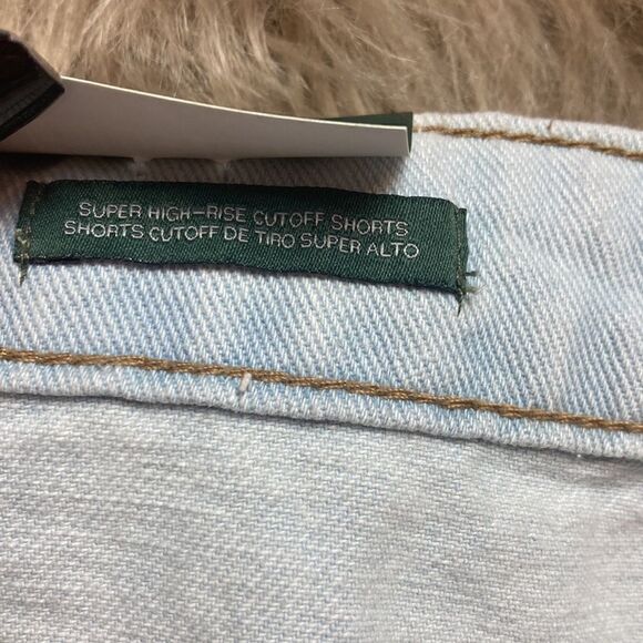 Women's High-Rise Cutoff Jean Shorts - Wild Fable™ light wash - Picture 7 of 12